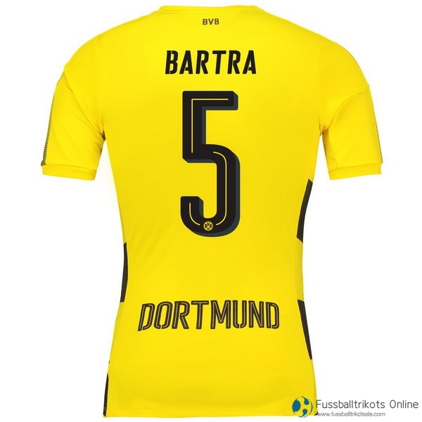 Borussia Dortmund Trikot Heim Bartra 2017-18 Fussballtrikots Günstig